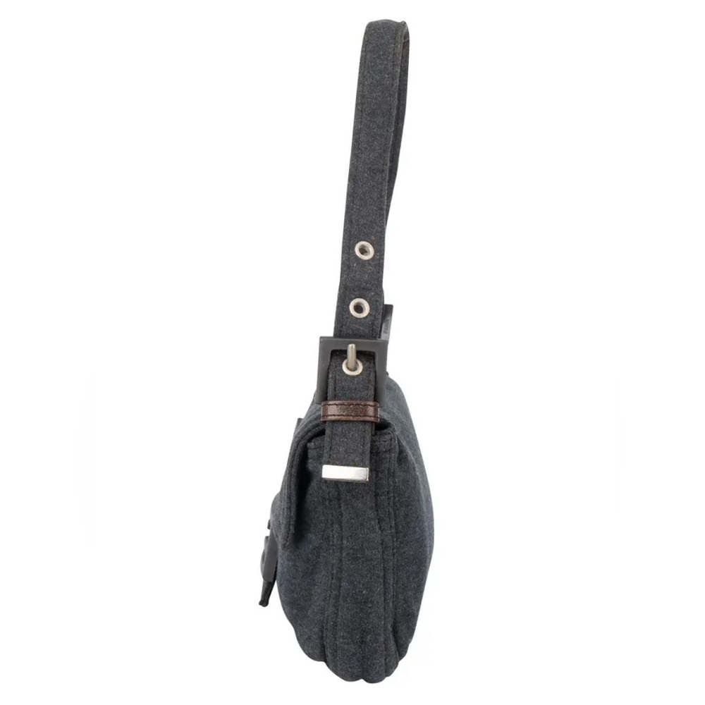Fendi Baguette handbag in dark grey - Picture 5 of 9